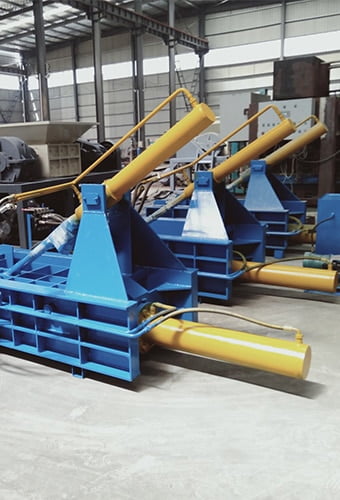 Commercial metal baler machines