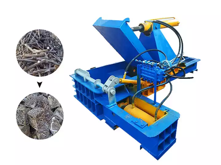 High throughput shredders for metal recycling, metal chips
