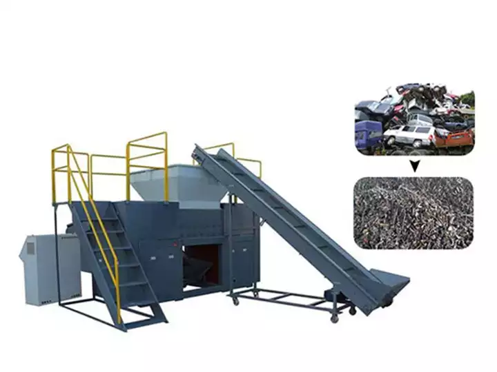Aluminum Scrap Metal Shredder Machine By Recycling Equipment, High