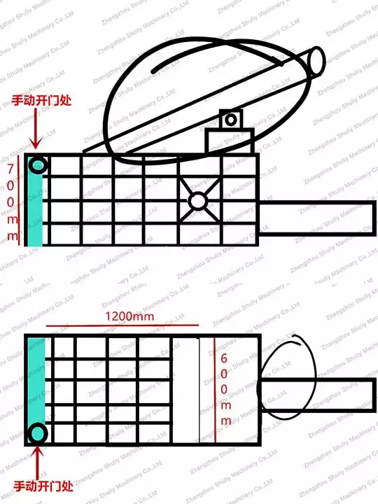 Metal baler diagram