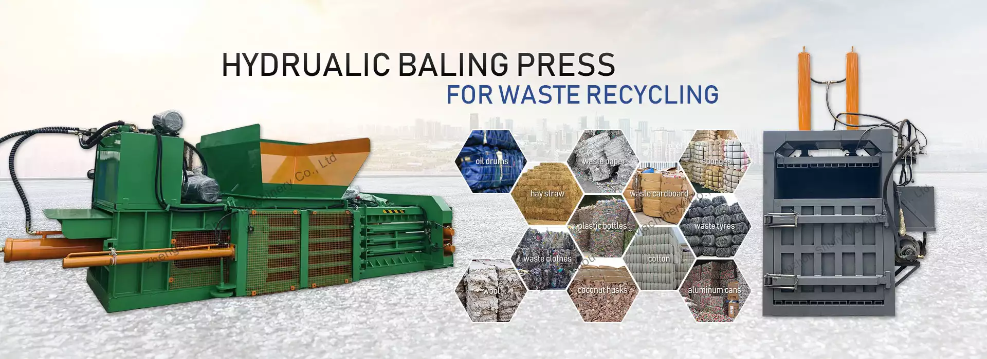 presse à balles hydraulique pour le recyclage des déchets