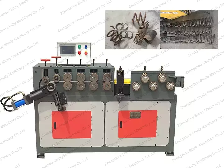 Spiral rebar bending machine