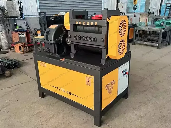 waste steel bar recycling machine for rebar straightening